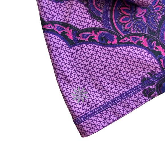 Athleta: Purple and Pink, Paisley, Athletic, long sleeve shirt,thumb hol… - Picture 5 of 16